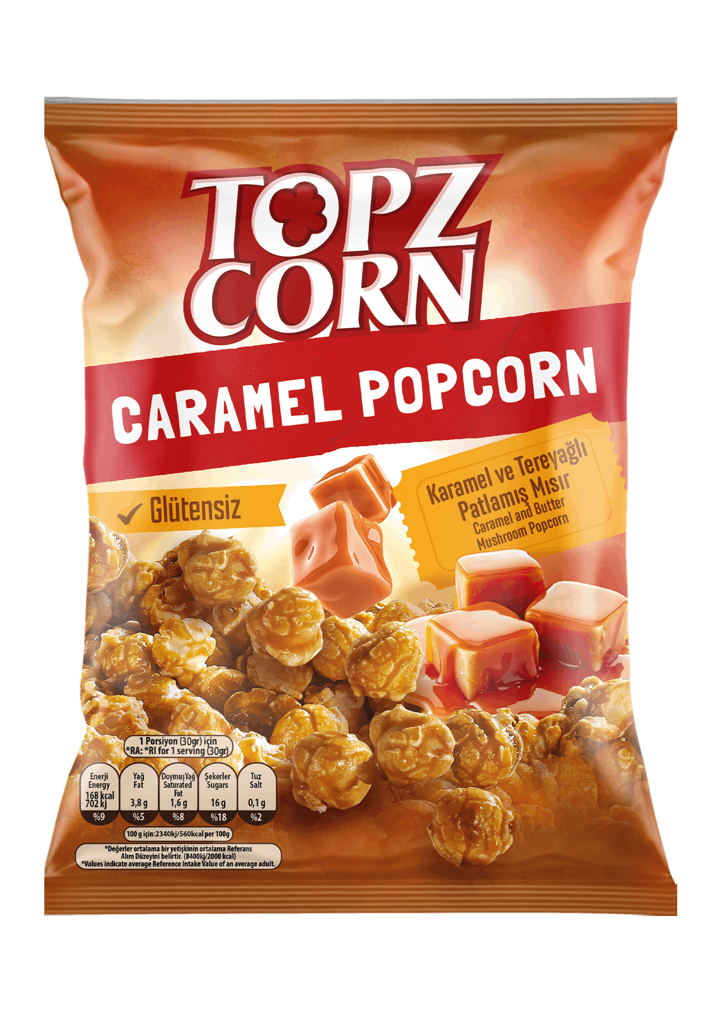 Karamel ve Tereyağlı Patlamış Mısır