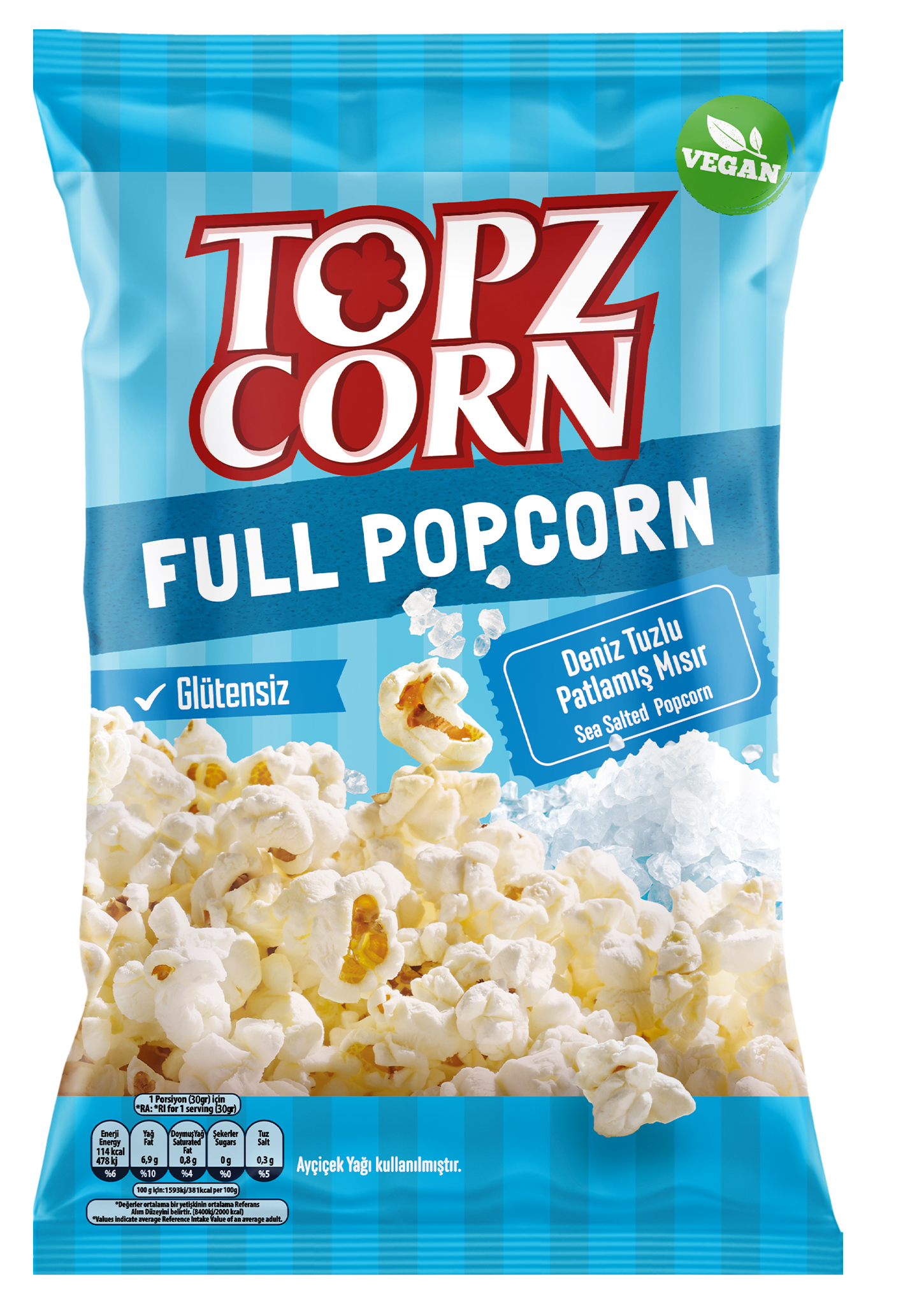 Deniz Tuzlu Patlamış Mısır